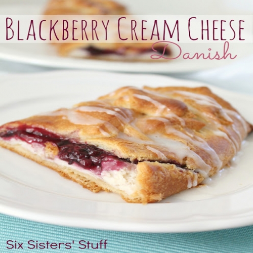 Easy Blackberry and Cream Cheese Danish