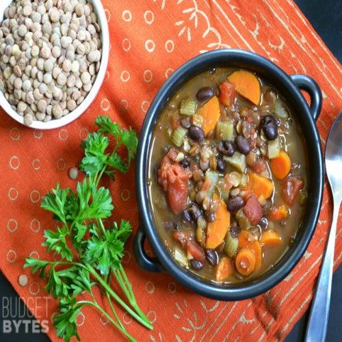 Chunky Lentil and Vegetable Soup