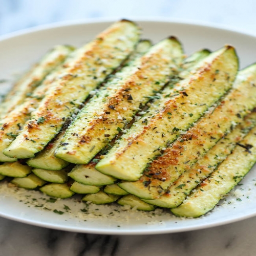 Baked Parmesan Zucchini Garlic Powder