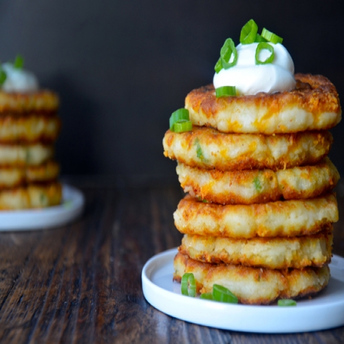 Cheesy Leftover Chilled Leftover Mashed Potato Pancakes