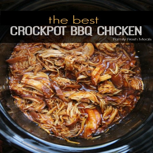 The Best Crockpot BBQ Chicken With Sauce