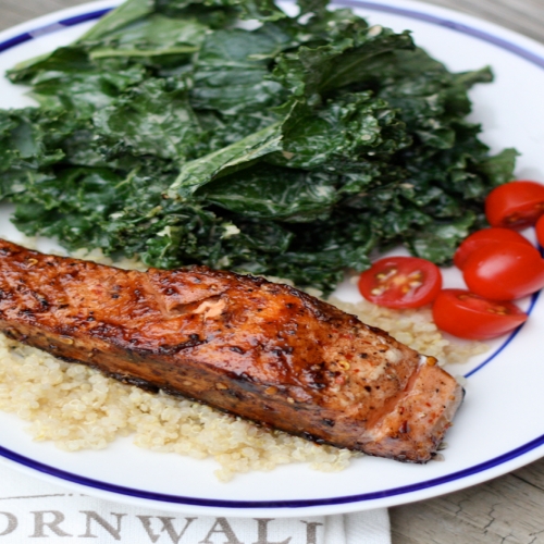 Quick And Easy Coconut Balsamic Salmon