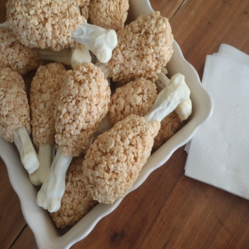 Rice Krispie Turkey Legs