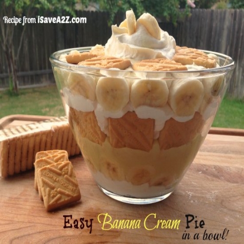 Easy Banana Cream Pie Recipe 