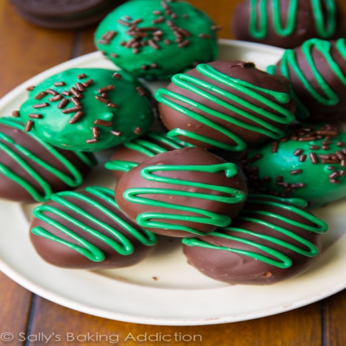 Mint Oreo Truffles