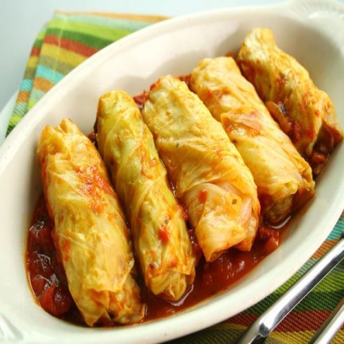 Cabbage Rolls With Worcestershire Sauce