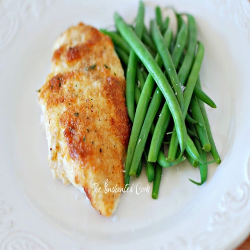 Parmesan Crusted Chicken.