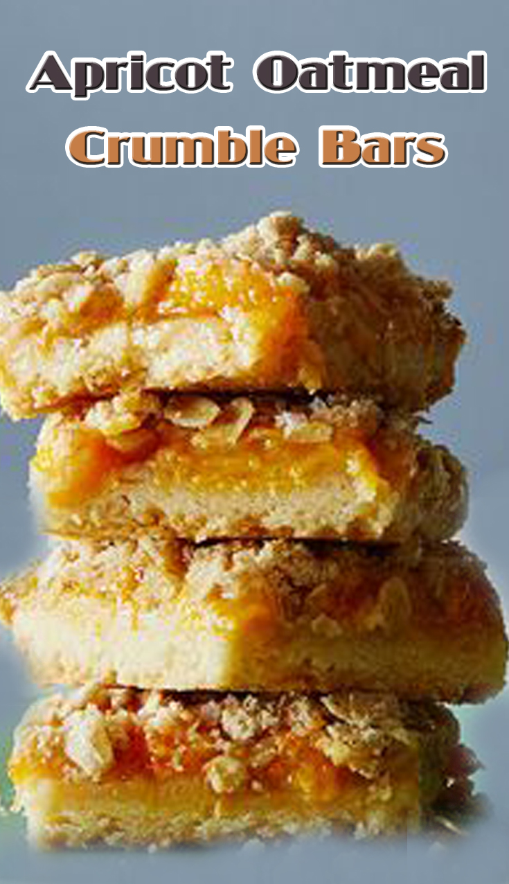 Apricot Oatmeal Crumble Bars