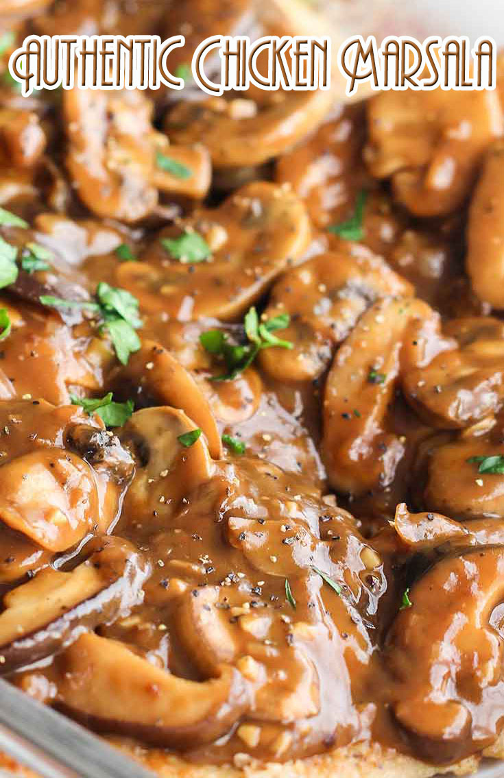 Authentic Chicken Marsala