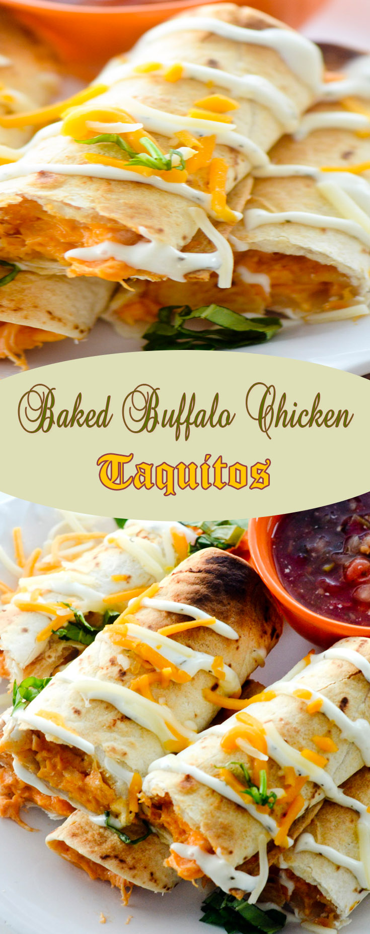 Baked Buffalo Chicken Taquitos r3