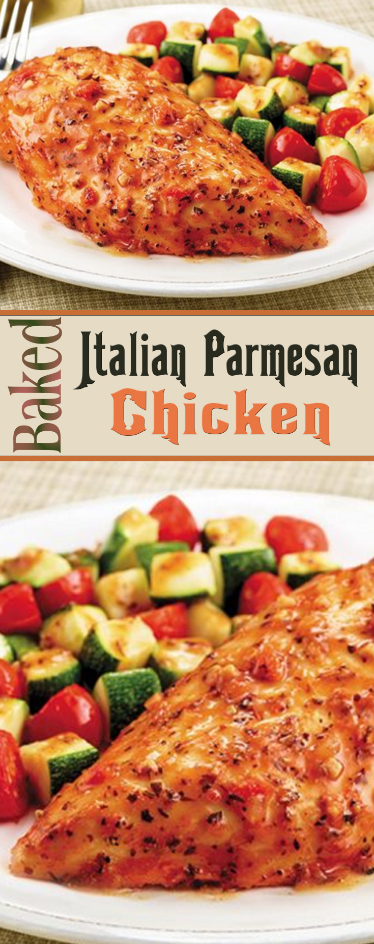 Baked Italian Parmesan Chicken