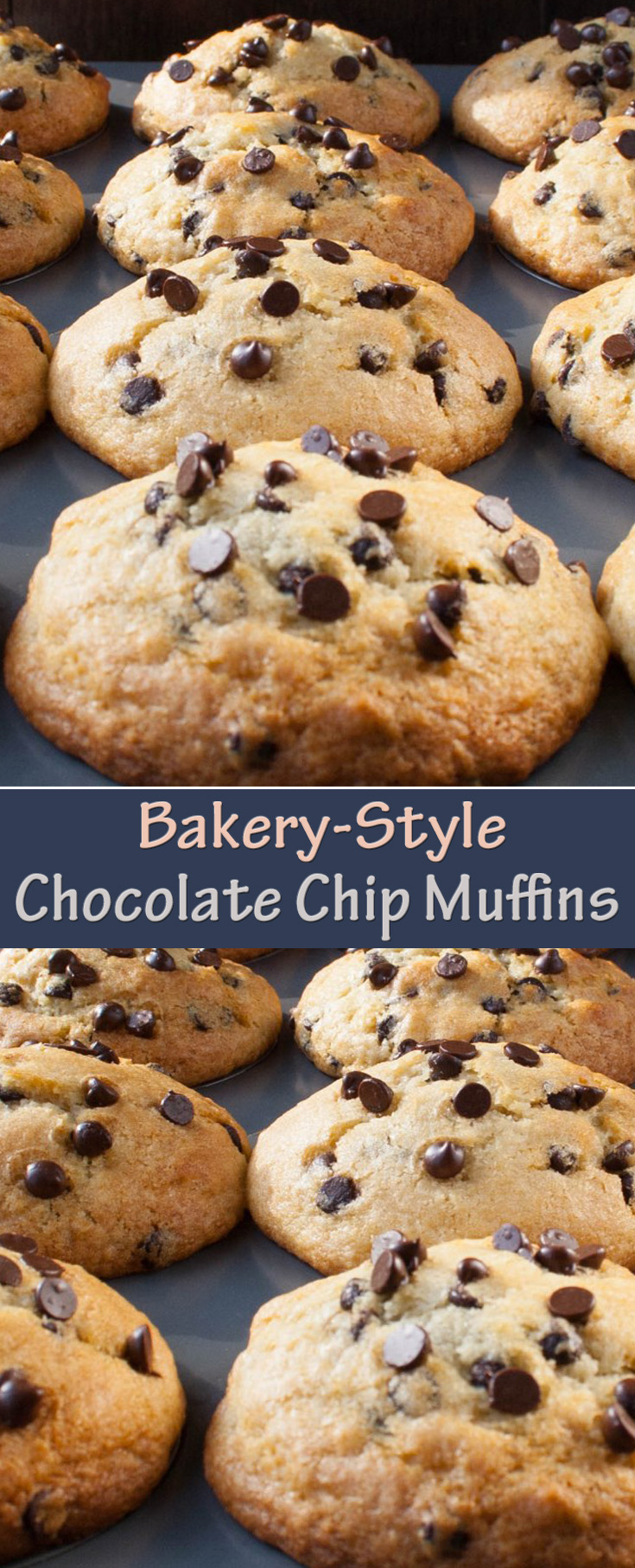 Bakery-Style Chocolate Chip Muffins