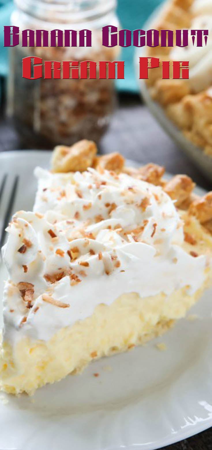 Banana Coconut Cream Pie