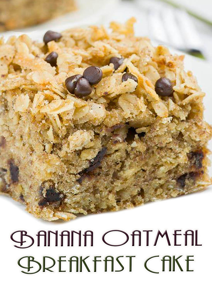 Banana Oatmeal Breakfast Cake