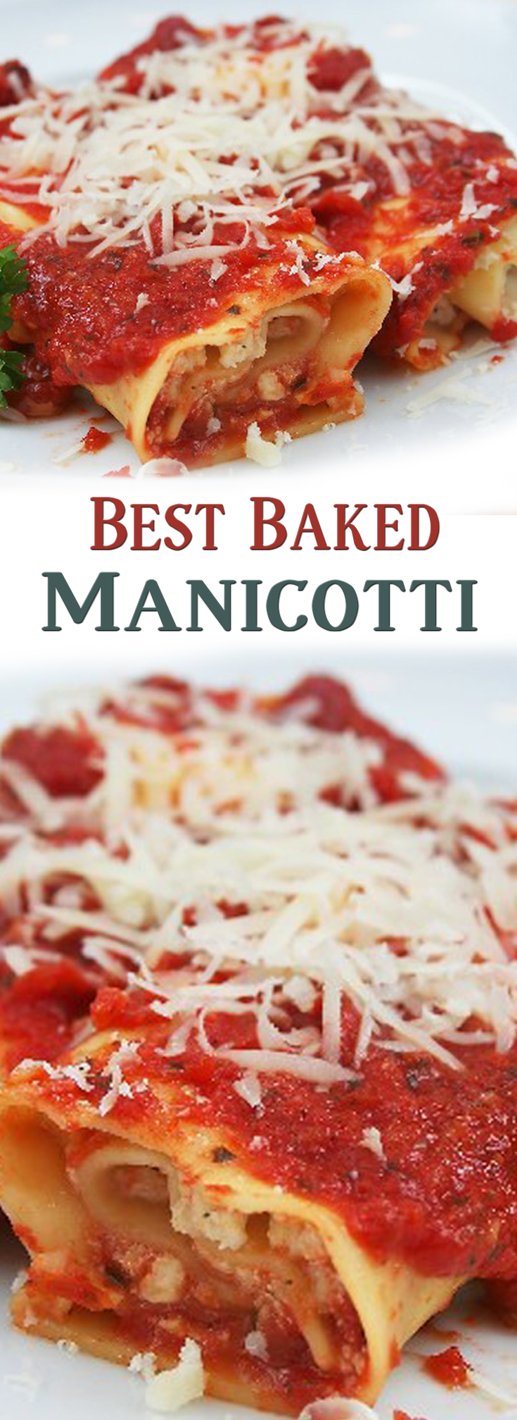 Best Baked Manicotti