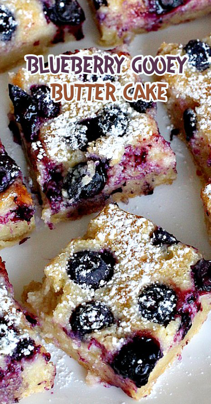 Raspberry Gooey Butter Cake - Recipe Boy