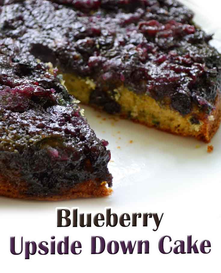 Blueberry Upside Down Cake