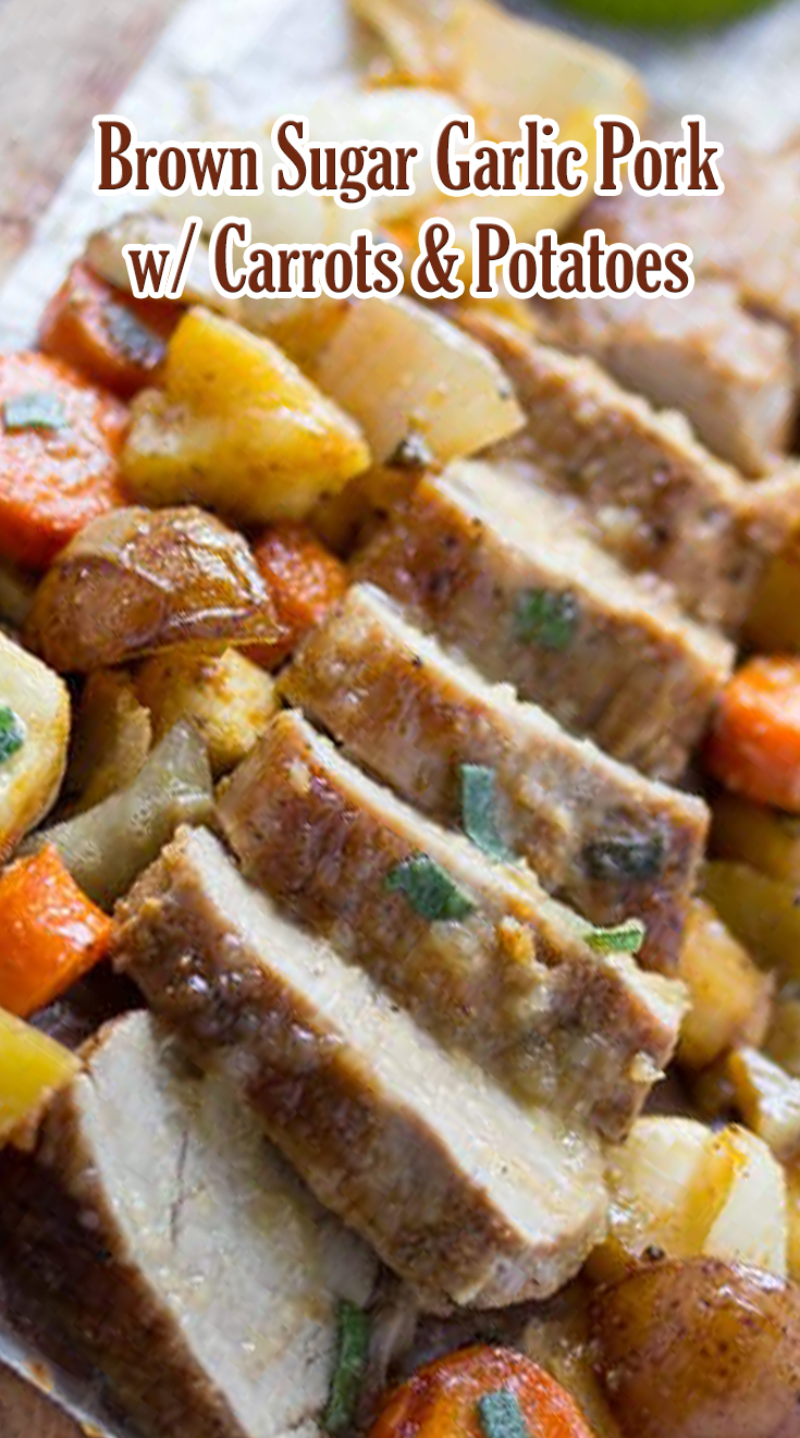 Brown Sugar Garlic Pork with Carrots & Potatoes