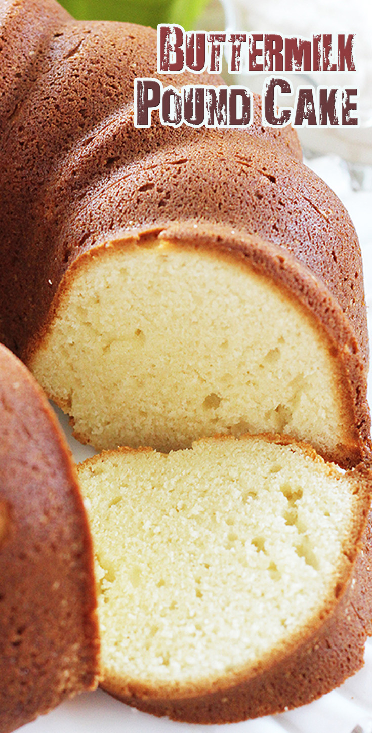 Buttermilk Pound Cake Recipe