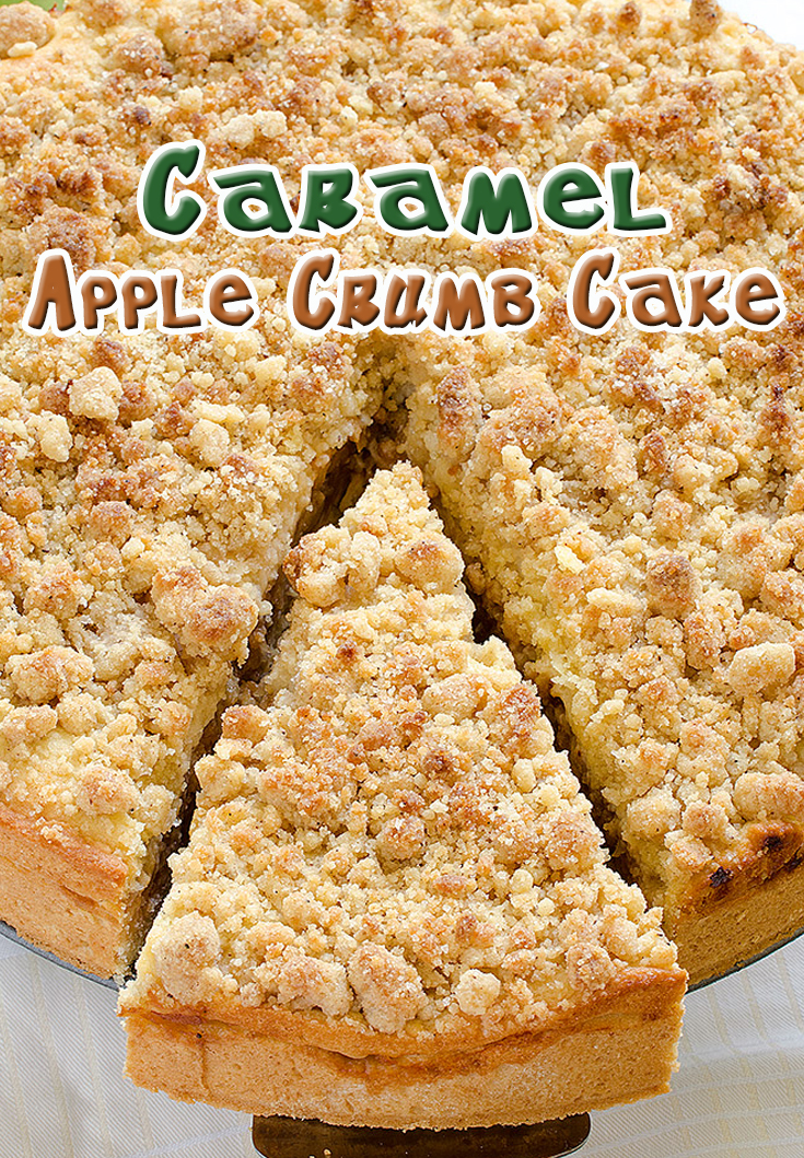 Cinnamon Caramel Coffee Cake - FlyPeachPie