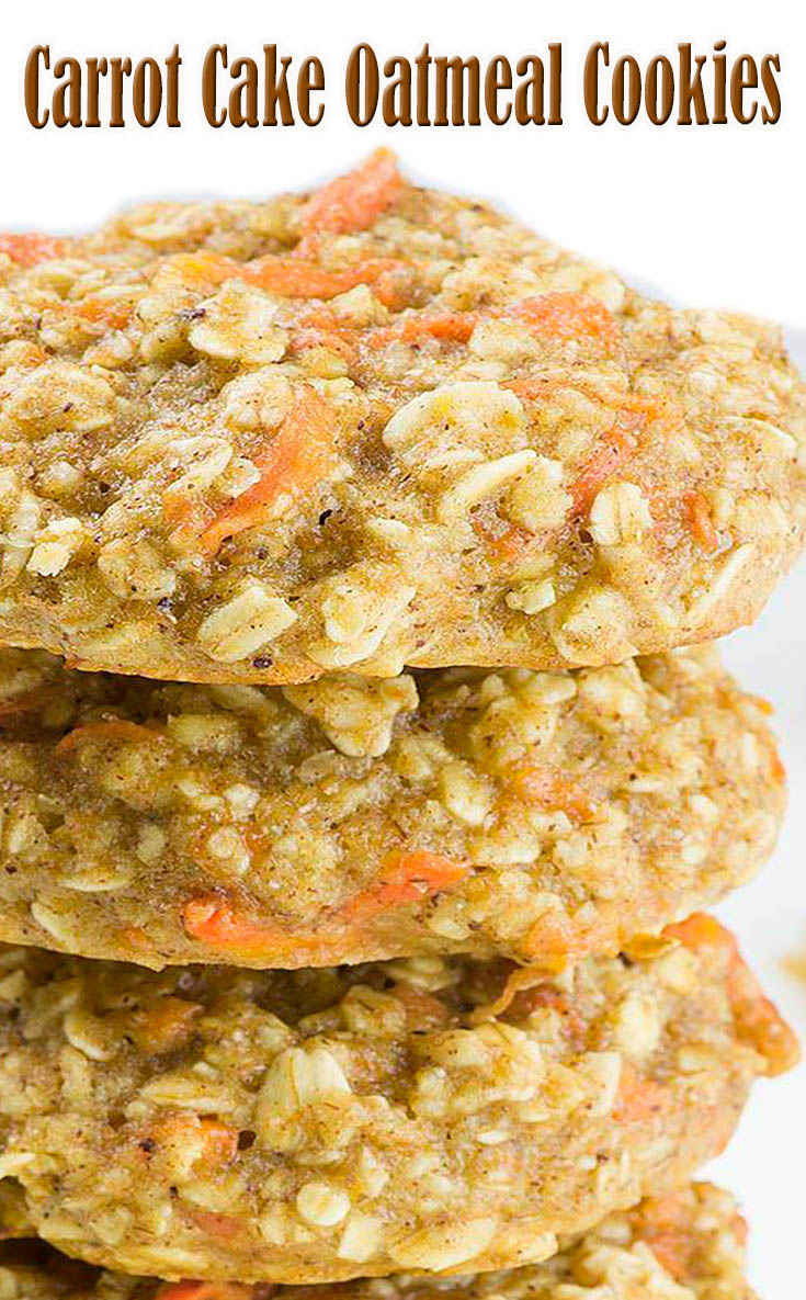 Carrot Cake Oatmeal Cookies Recipe