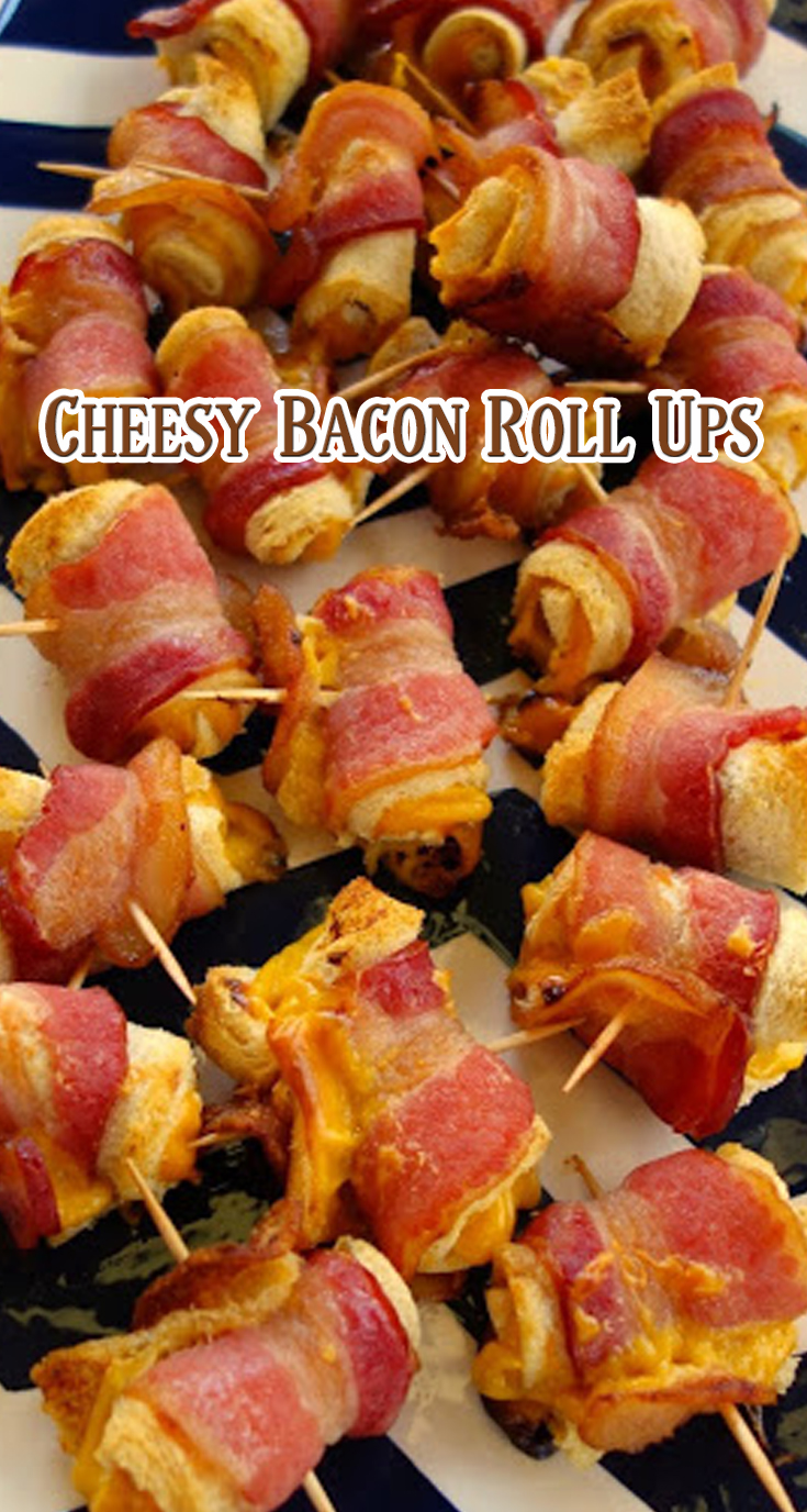 Cheesy Bacon Roll Ups