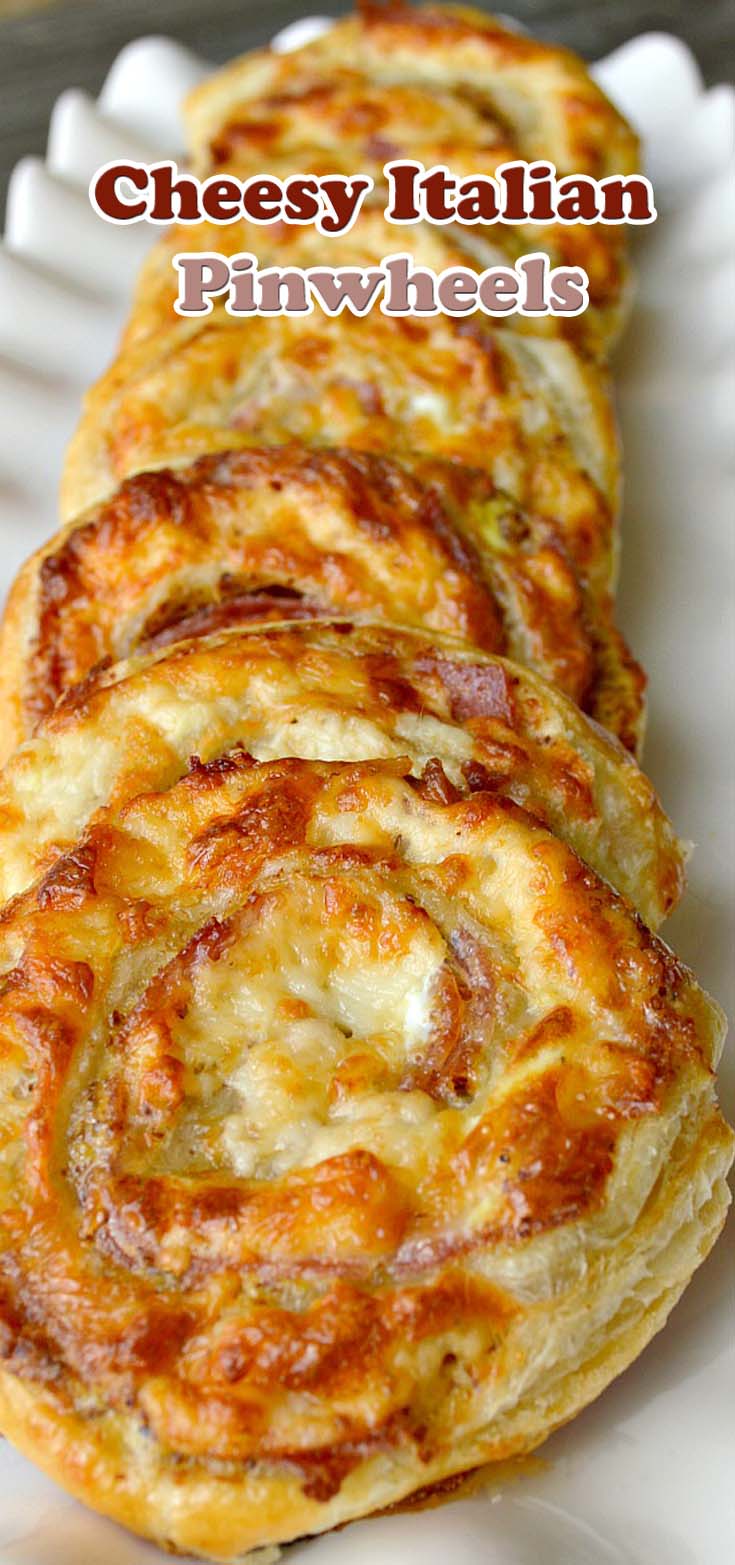 Cheesy Italian Pinwheels