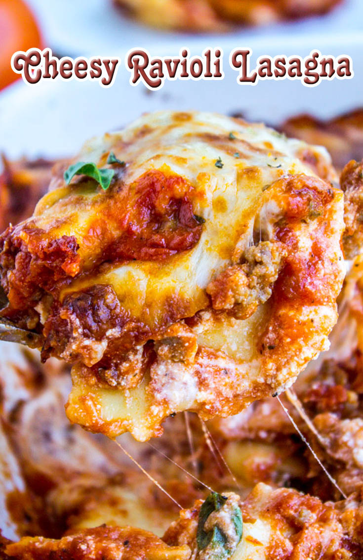 Cheesy Ravioli Lasagna