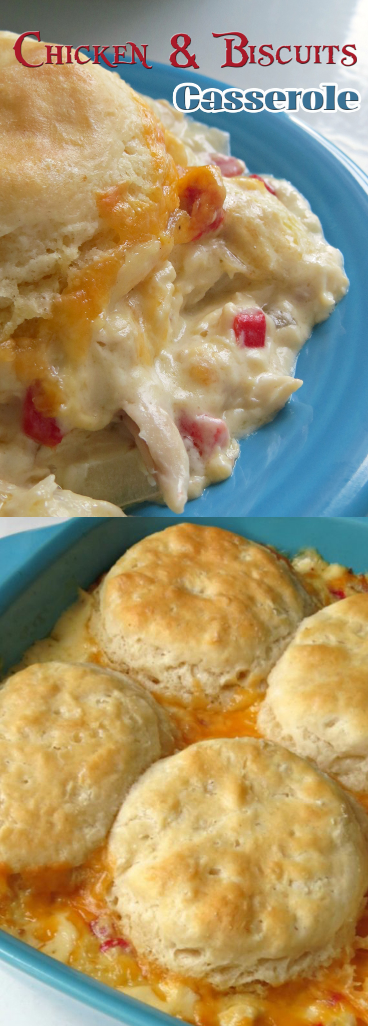 easy chicken biscuit casserole