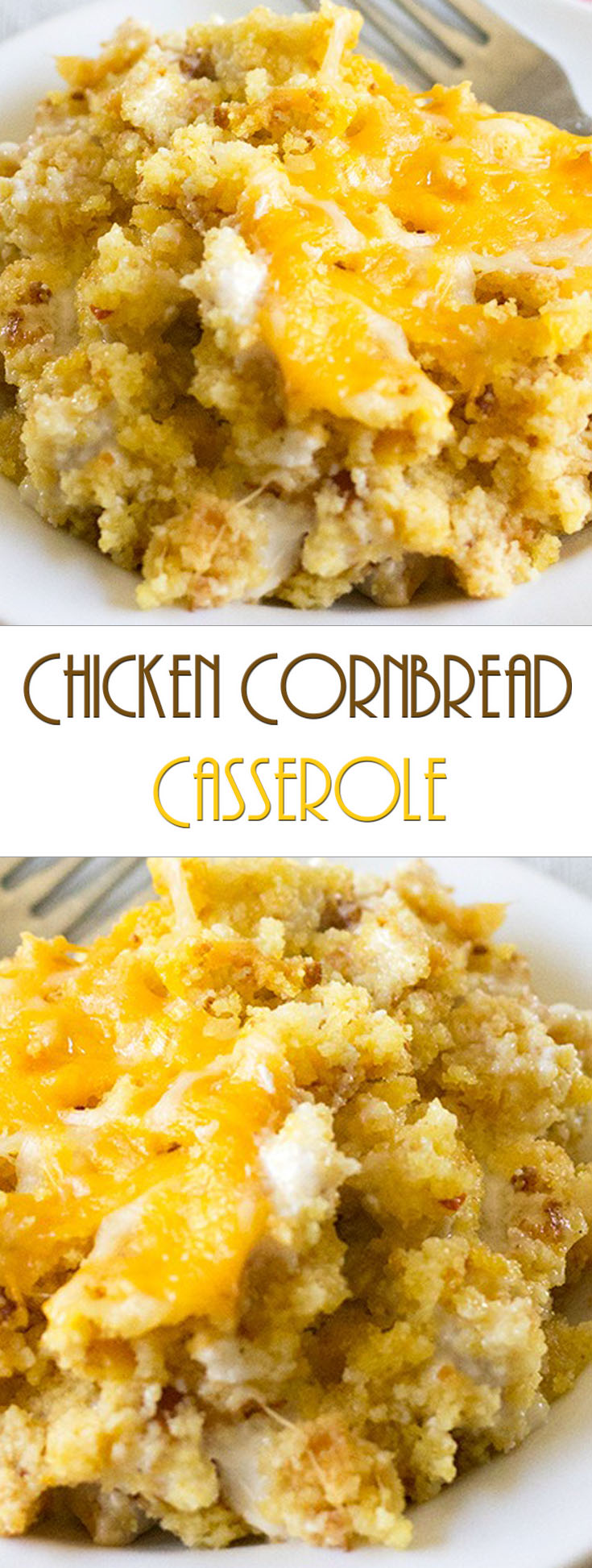 Chicken Cornbread Casserole