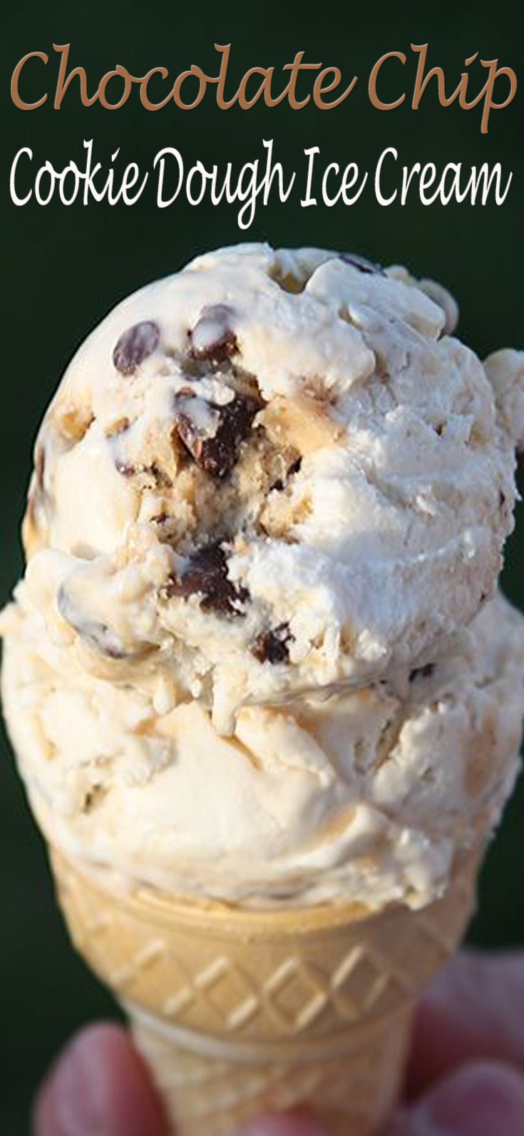 Chocolate Chip Cookie Dough Ice Cream Recipe