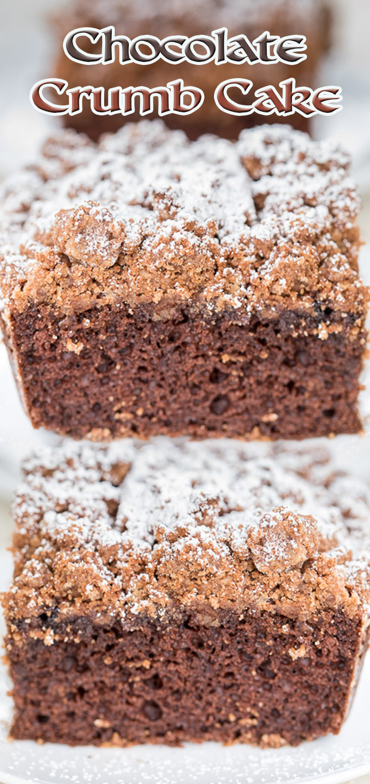 Hazelnut Cocoa Crumb Cake - Familystyle Food