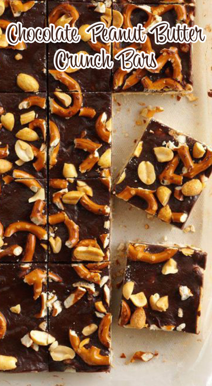 Chocolate Peanut Butter Crunch Bars