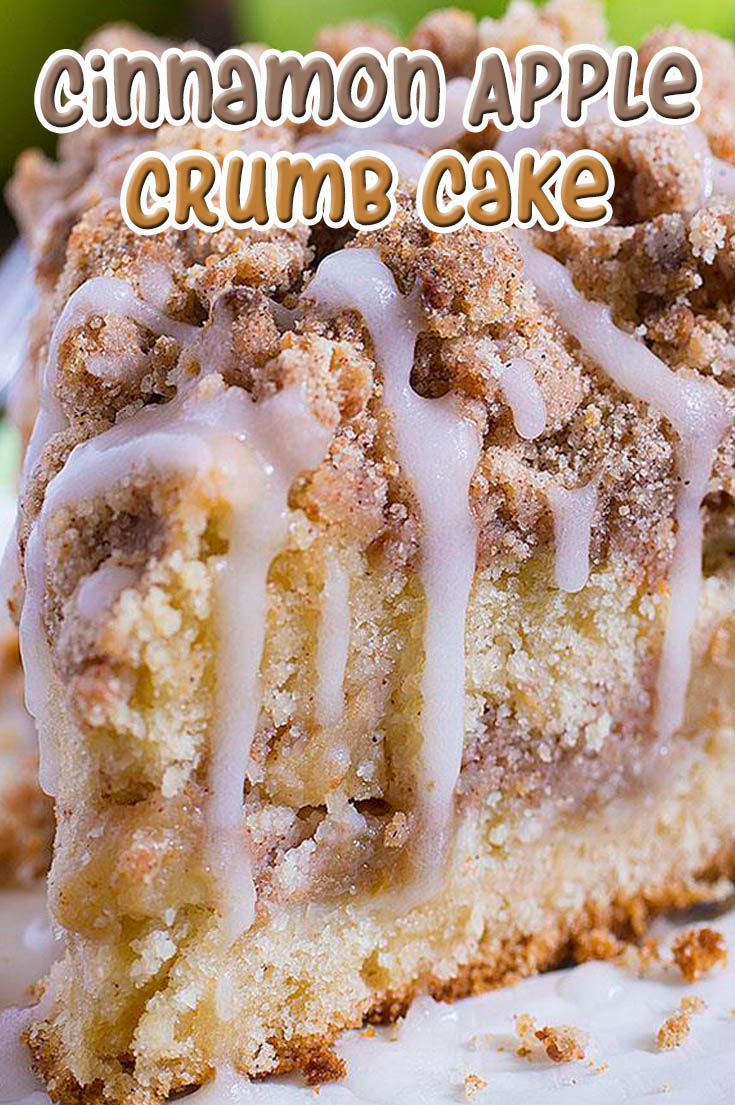 Cinnamon Apple Crumb Cake Recipe