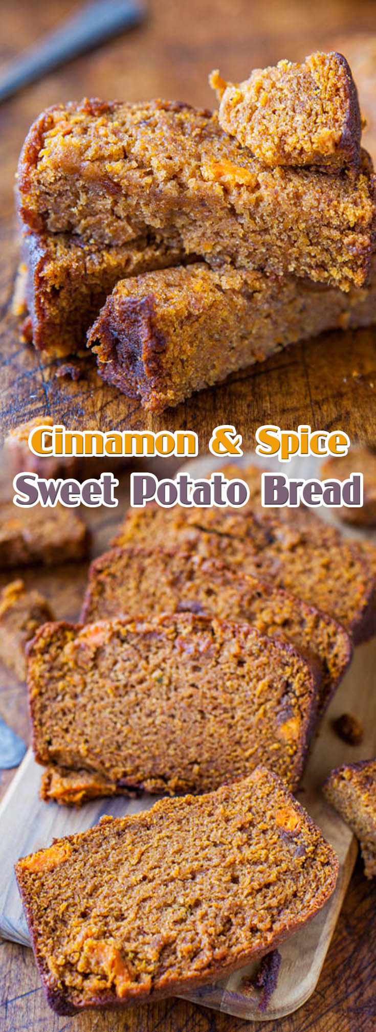 Cinnamon & Spice Sweet Potato Bread