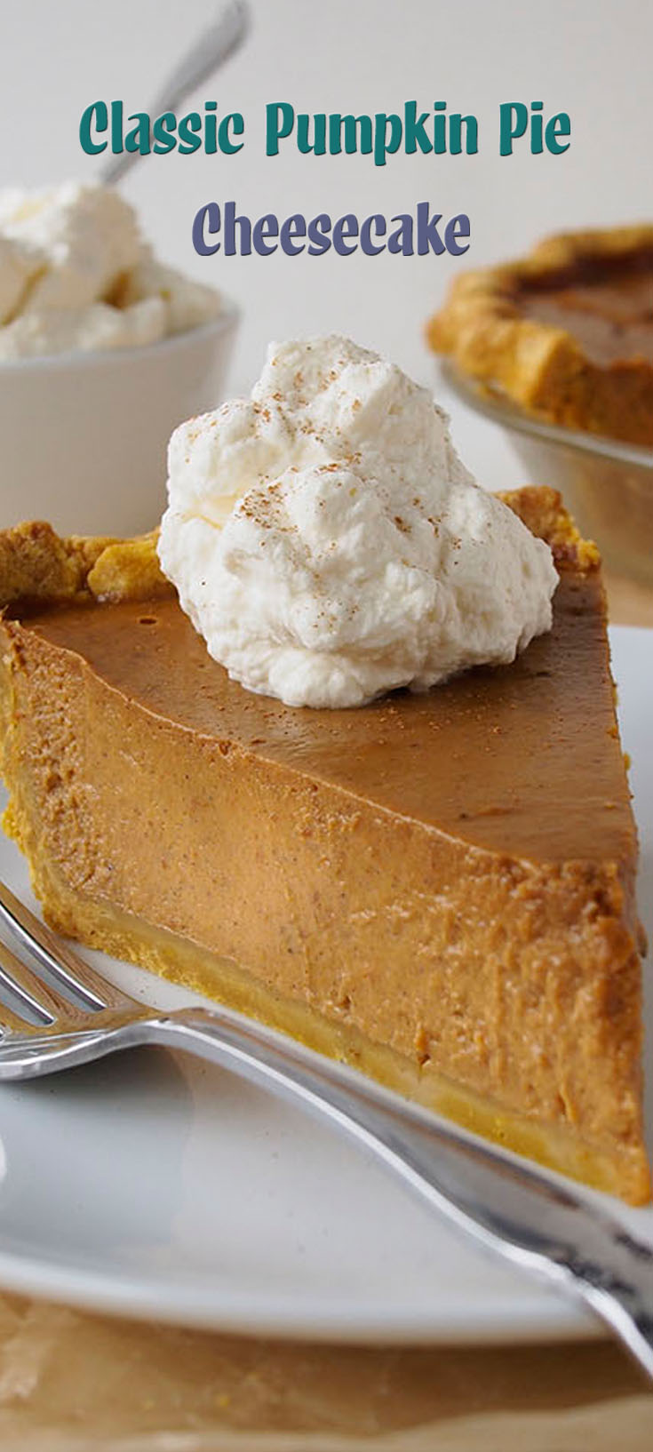 Classic Pumpkin Pie Cheesecake