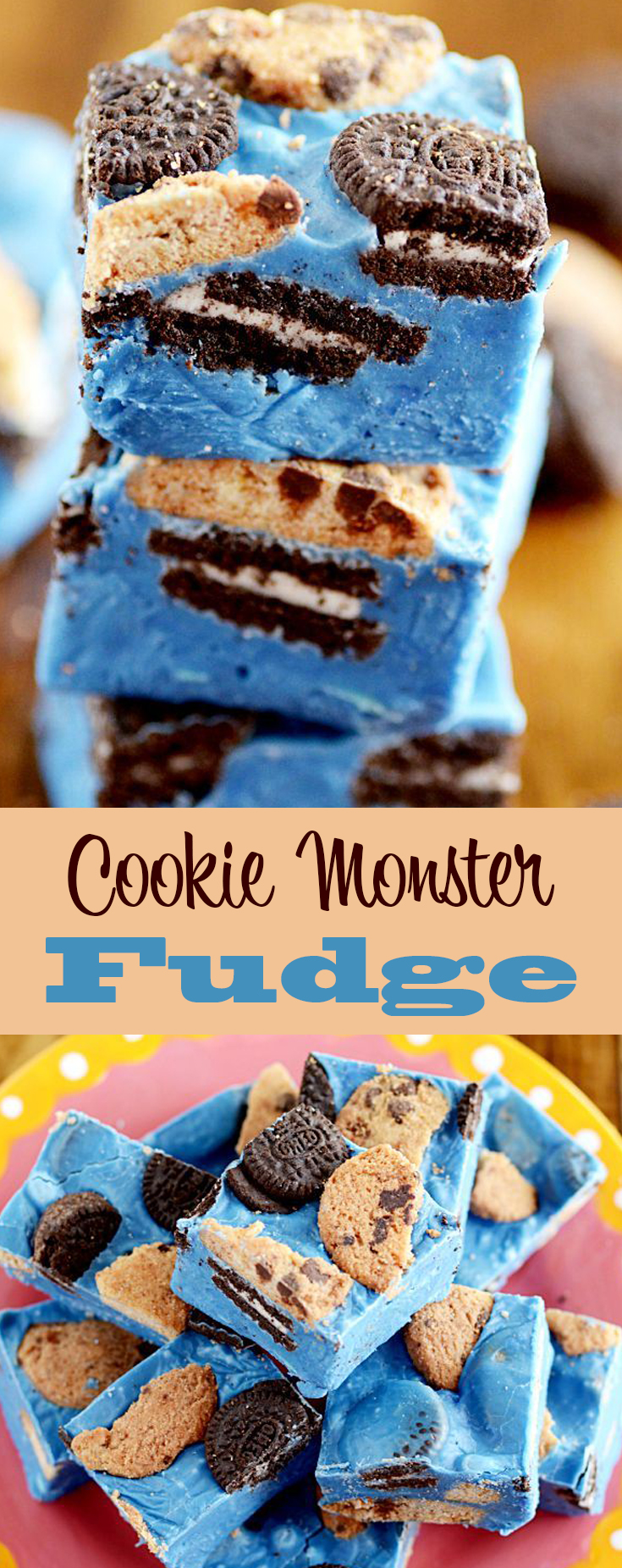 Cookie Monster Fudge