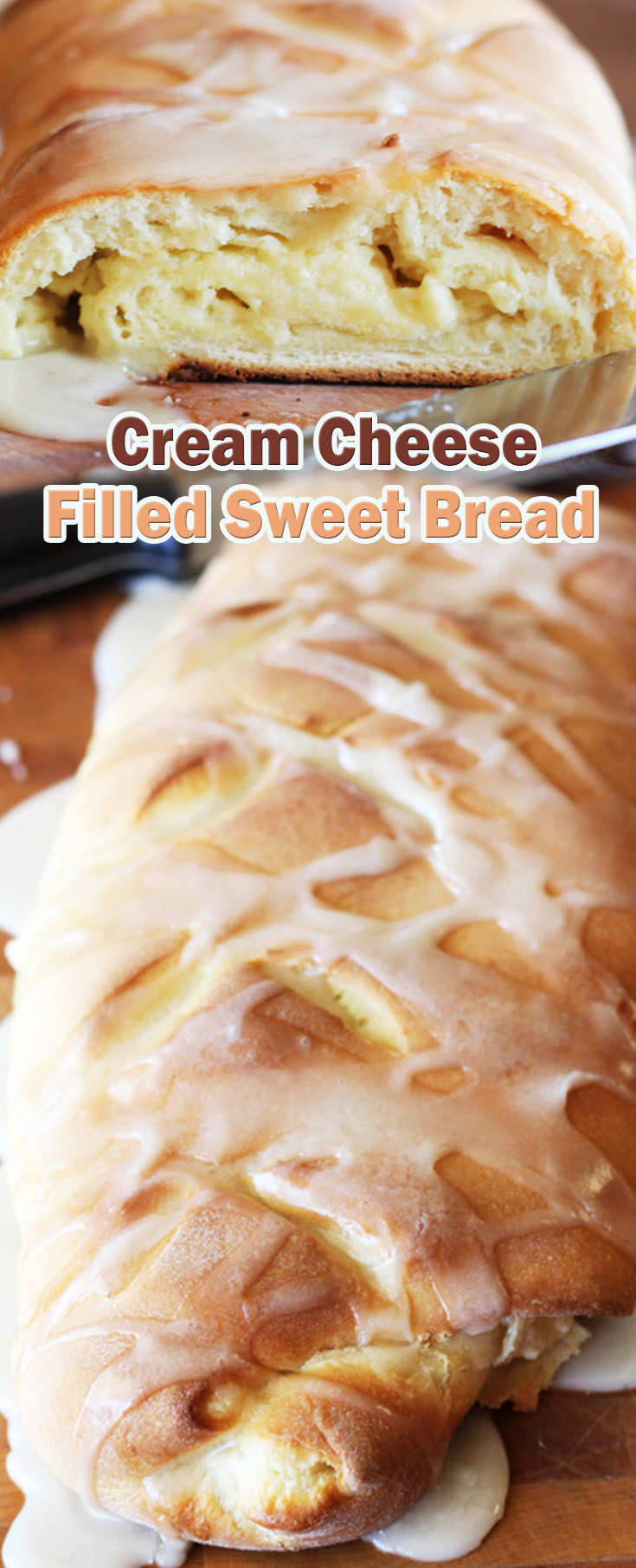 Cream Cheese Filled Sweet Bread