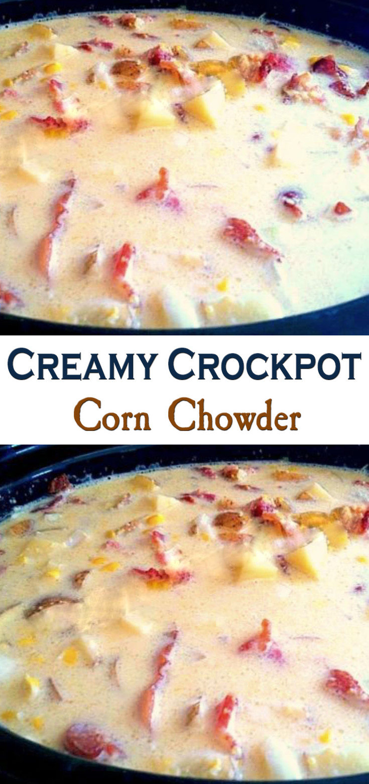 Creamy Crockpot Corn Chowder