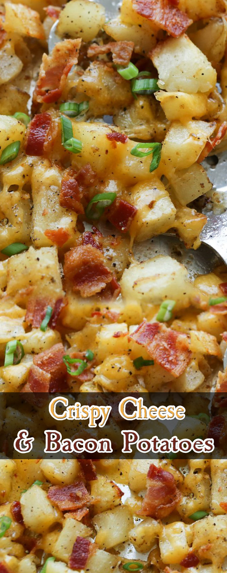 Crispy Cheese and Bacon Potatoes