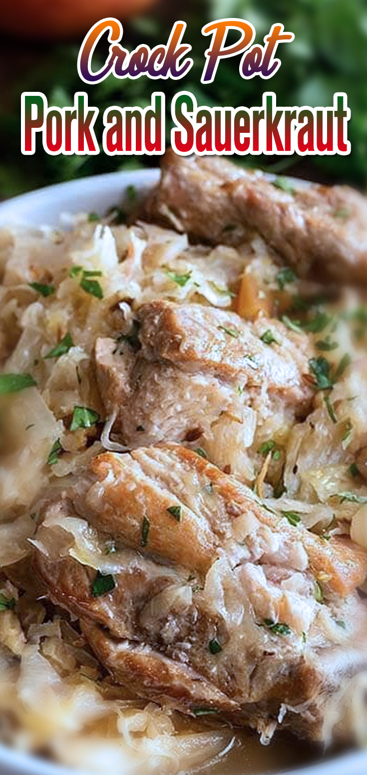 crock pot pork chops sauerkraut and potatoes