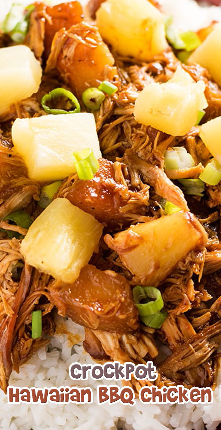 Crockpot Hawaiian BBQ Chicken