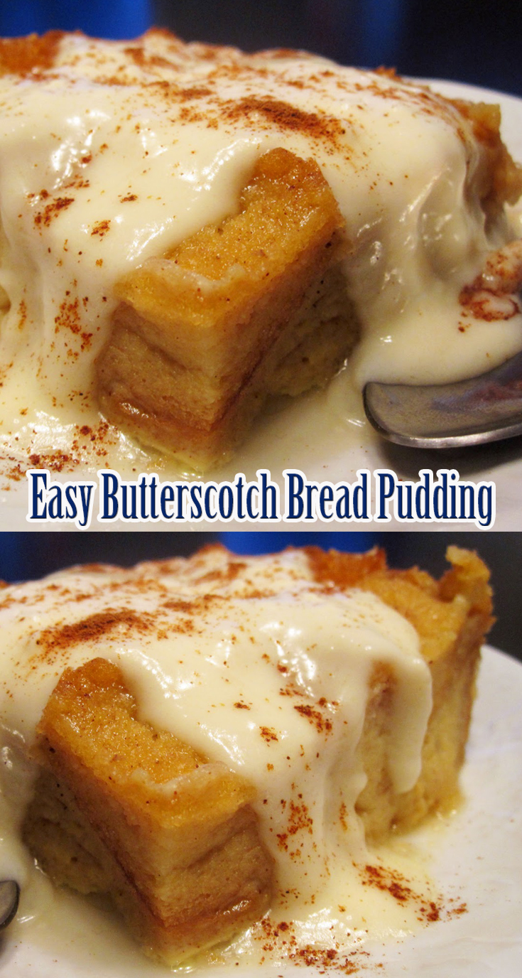 Butterscotch Bread Pudding Recipe