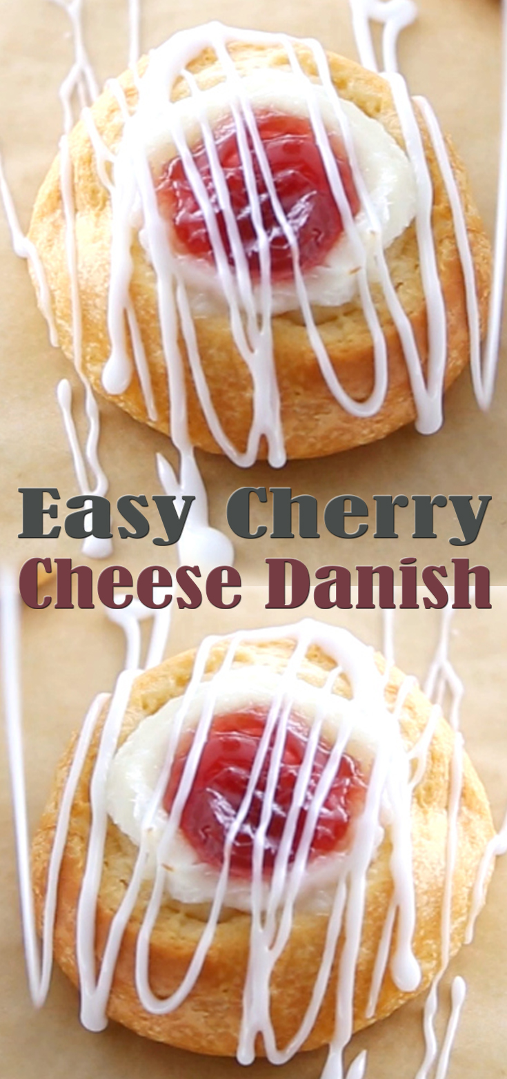 Easy Cherry Cheese Danish