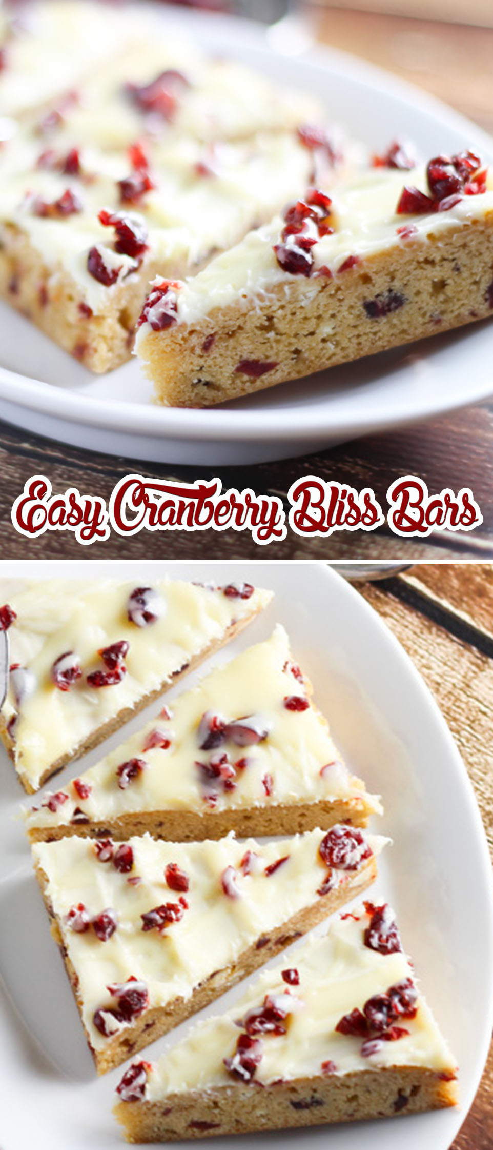 cranberry bliss bar recipe