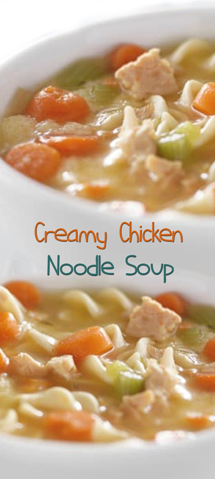 Easy Creamy Chicken Noodle Soup