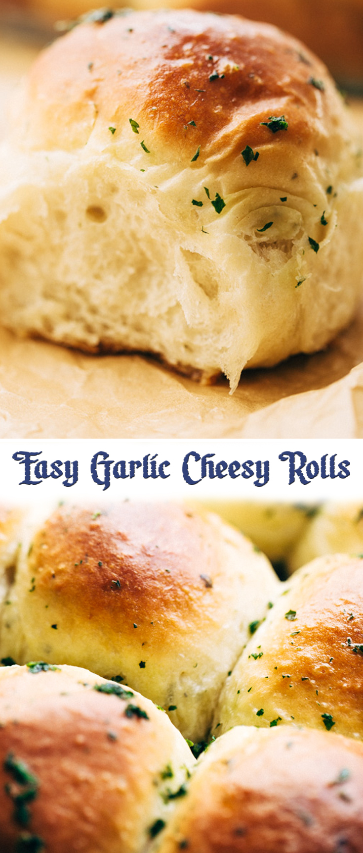 Easy Garlic Cheesy Rolls