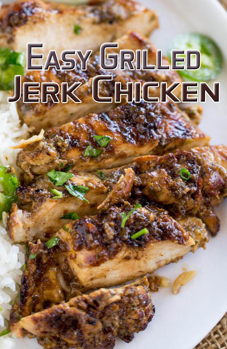 Easy Grilled Jerk Chicken