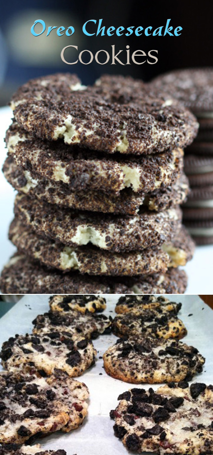 Easy Oreo Cheesecake Cookies