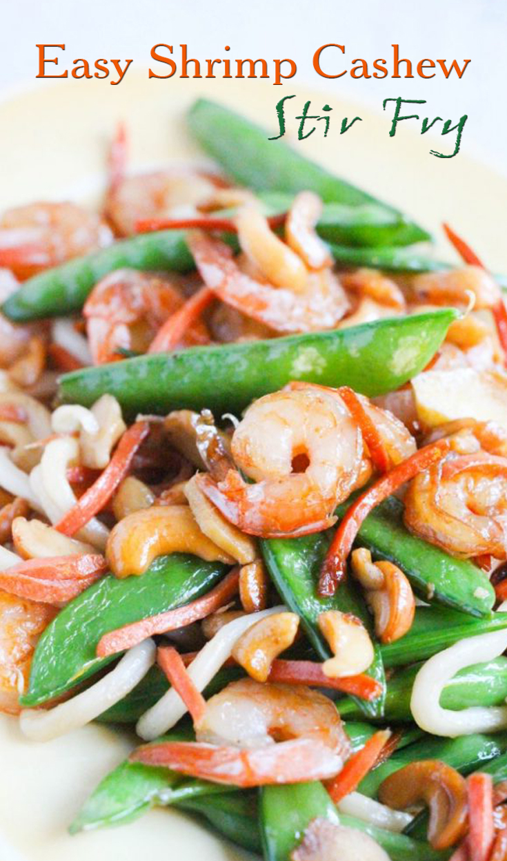 Easy Shrimp Cashew Stir Fry